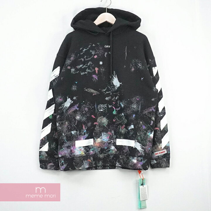 楽天市場】OFF-WHITE Diag Galaxy Brushed Over Hoodie 
