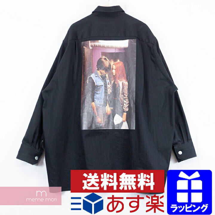 楽天市場】RAF SIMONS 2018AW DENIM EASY FIT SHIRT COUPLE BACK  