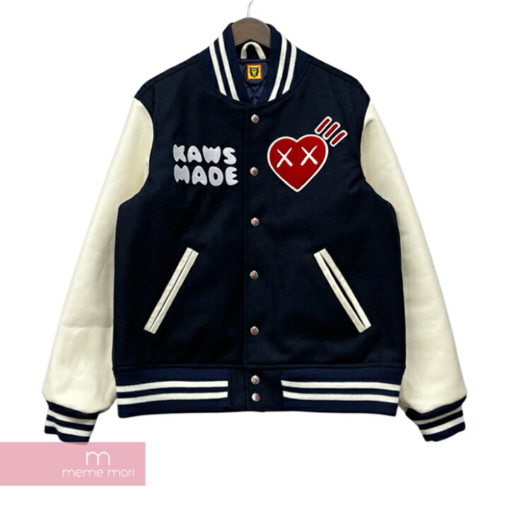 楽天市場】HUMAN MADE×KAWS 2021AW Varsity Jacket XX22JK004  