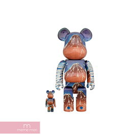 MEDICOM TOY 2022AW BE@RBRICK 葛飾北斎 冨嶽三十六景 凱風快晴 100％ & 400％ Set メディコムトイ ベアブリック フィギュア ホビー インテリア 雑貨 マルチカラー【220818】【新古品】【me04】