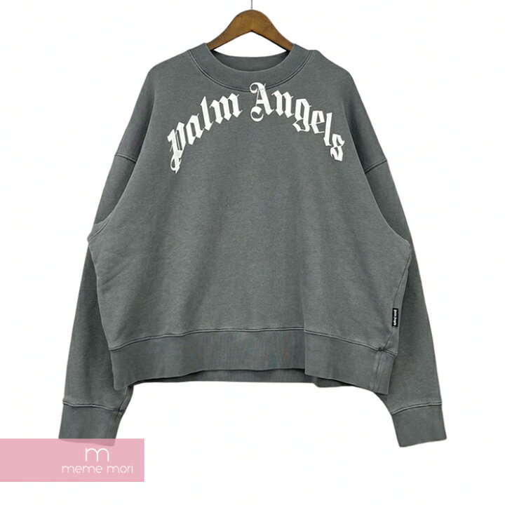 楽天市場】Palm Angels 2021AW GD Curved Logo Crew PMBA026F21FLE004 