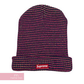 Supreme 2012AW 4-Color Beanie シュプリーム 4カラービーニー スモールボックスロゴ ニット帽 ニットキャップ ピンク×マルチカラー【211211】【新古品】【me04】