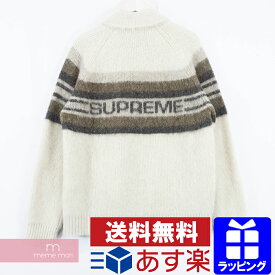 Supreme 2019AW Brushed Wool Zip Up Sweater シュプリーム ブラッシュドウールジップアップセーター カーディガン ベージュ サイズL 【200219】【me04】【me04】