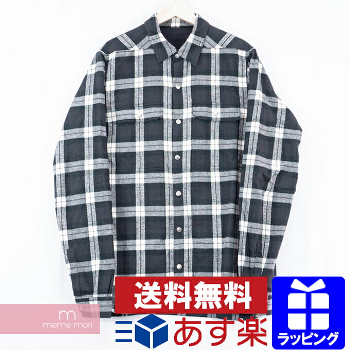 楽天市場】Rick Owens 2019SS CHECK L/S SHIRT RU19S2729 リック 