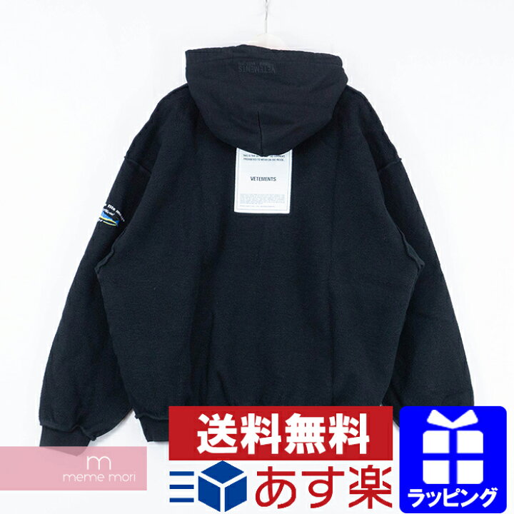 楽天市場】VETEMENTS 2018AW Oversized Insideout Zipup Hoodie 