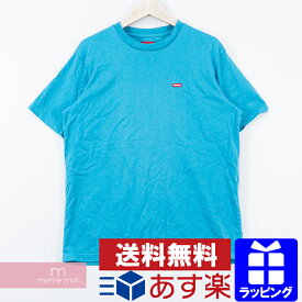 Supreme 2019AW Small Box Logo Tee シュプリーム スモールボックスロゴTシャツ 半袖カットソー ブルー サイズS【200322】【中古-B】