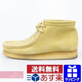 Supreme×Clarks Originals 2016SS Woven Suede Wallabee シュプリーム×クラークス オリジナルス ウーブンスウェードワラビーブーツ ショートブーツ ベージュ サイズUS9 1/2【200508】【中古-B】