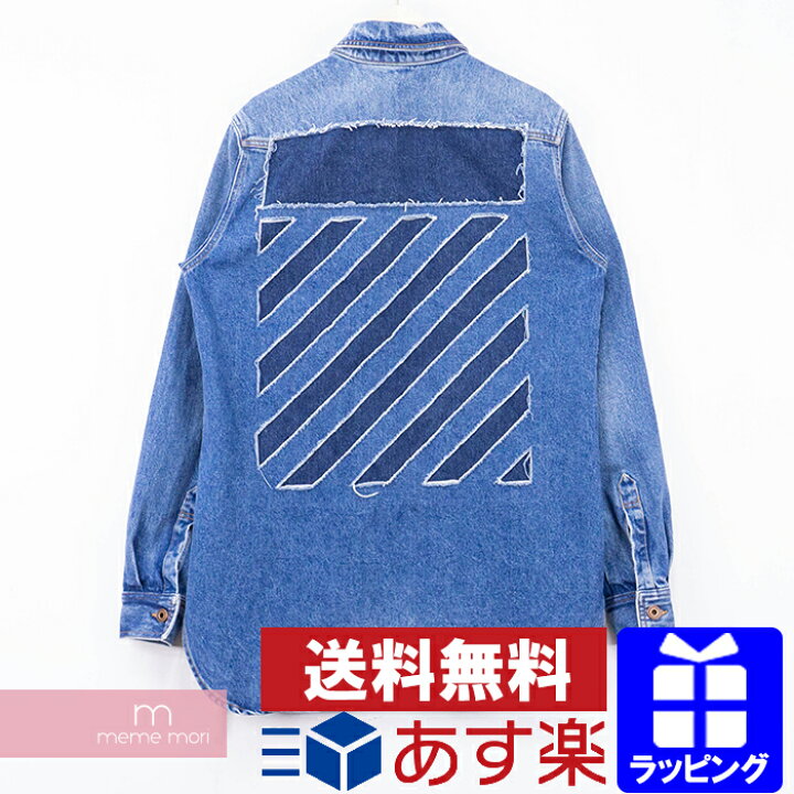 楽天市場】OFF-WHITE 2017AW Diag Window Denim Shirt Vintage Wash 