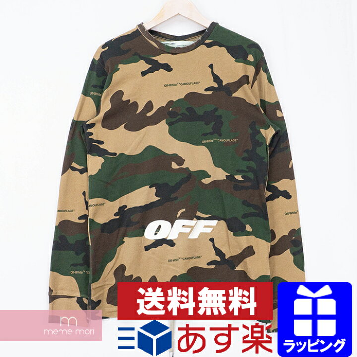 楽天市場】OFF-WHITE 2018AW Camou L/S Tee All Over OMAB001E18185021 