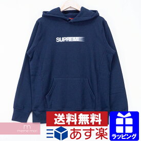Supreme 2016SS Motion Logo Hooded Sweatshirt シュプリーム モーションロゴフーデッドスウェットシャツ プルオーバーパーカー ネイビー サイズS【200617】【新古品】