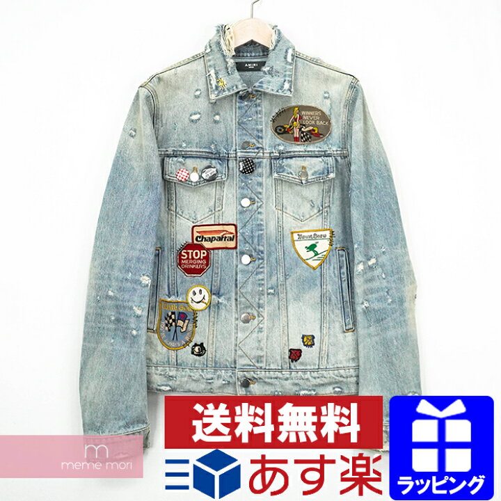 楽天市場】AMIRI Destroyed Trucker Denim Jacket MDT05 DST アミリ  