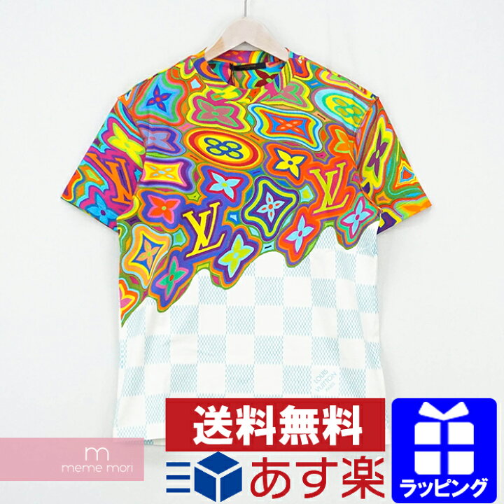 楽天市場】LOUIS VUITTON 2021SS Printed Damier LV Tee 1A8P14 ルイ  