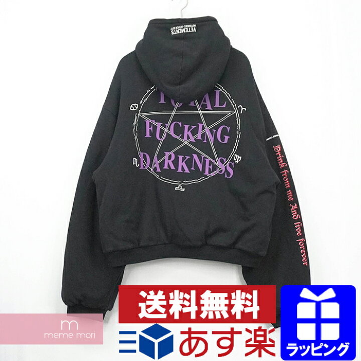 楽天市場】VETEMENTS Total Fucking Darkness Reversible Hoodie  