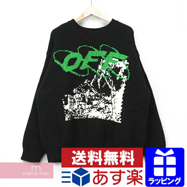 楽天市場】OFF-WHITE 2019AW Ruined Factory Knit Crewneck 