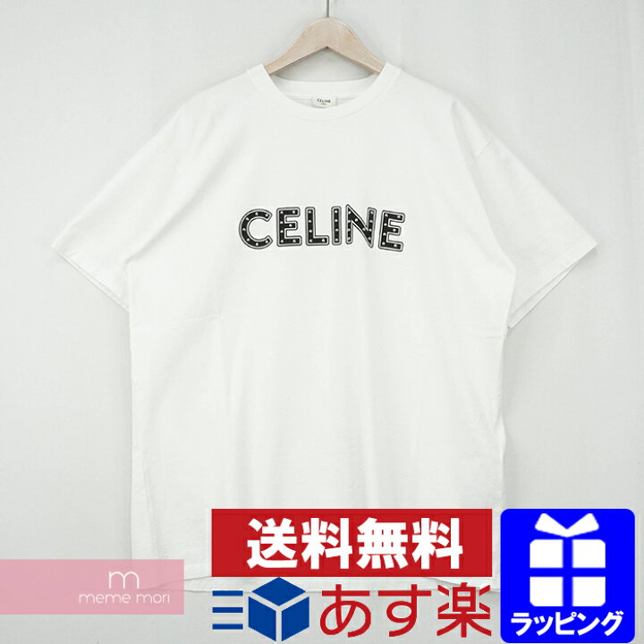 楽天市場】CELINE 2021SS Studded Logo S/S Tee 2X687501F セリーヌ 