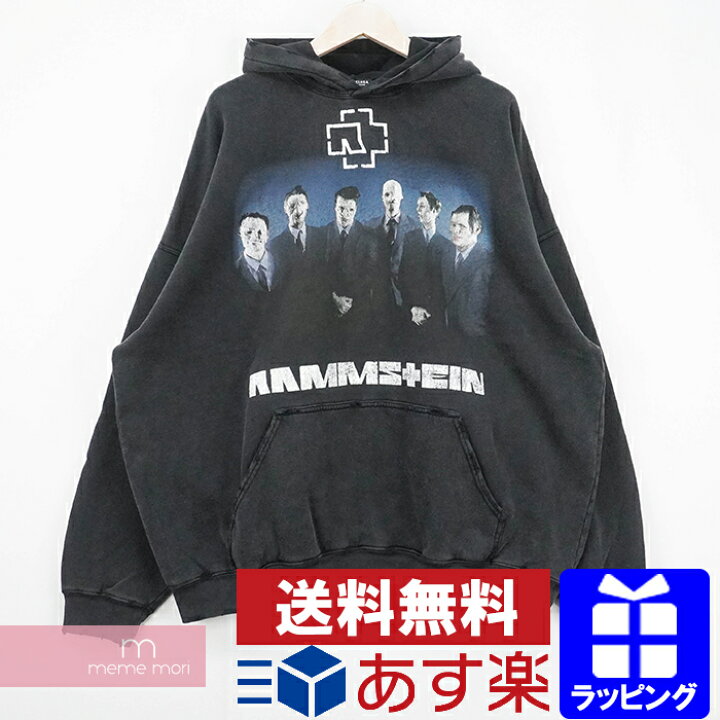 楽天市場】BALENCIAGA×RAMMSTEIN 2021SS Boxy Hoodie 651799 TLV53  