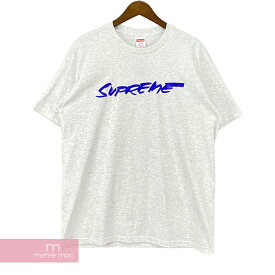 Supreme 2020AW Futura Logo Tee シュプリーム フューチュラロゴTシャツ 半袖 カットソー グレー サイズM 【210603】【中古-A】
