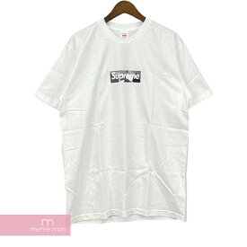 Supreme×Emilio Pucci 2021SS Box Logo Tee シュプリーム×エミリオプッチ ボックスロゴTシャツ 半袖カットソー プリント ホワイト×ブラック サイズM 【210728】【新古品】【me04】