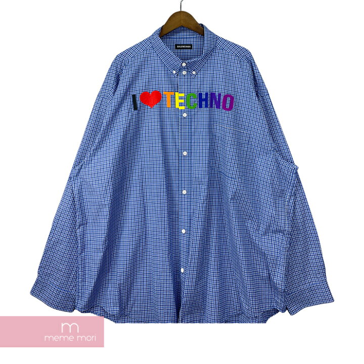 楽天市場】BALENCIAGA 2019SS I Love Techno Shirt 556899 TDM13 