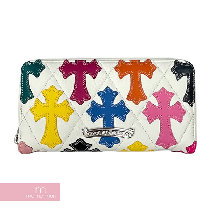 楽天市場】CHROME HEARTS REC F ZIP #2 WALLET CEMETERY CROSS QUILTED 