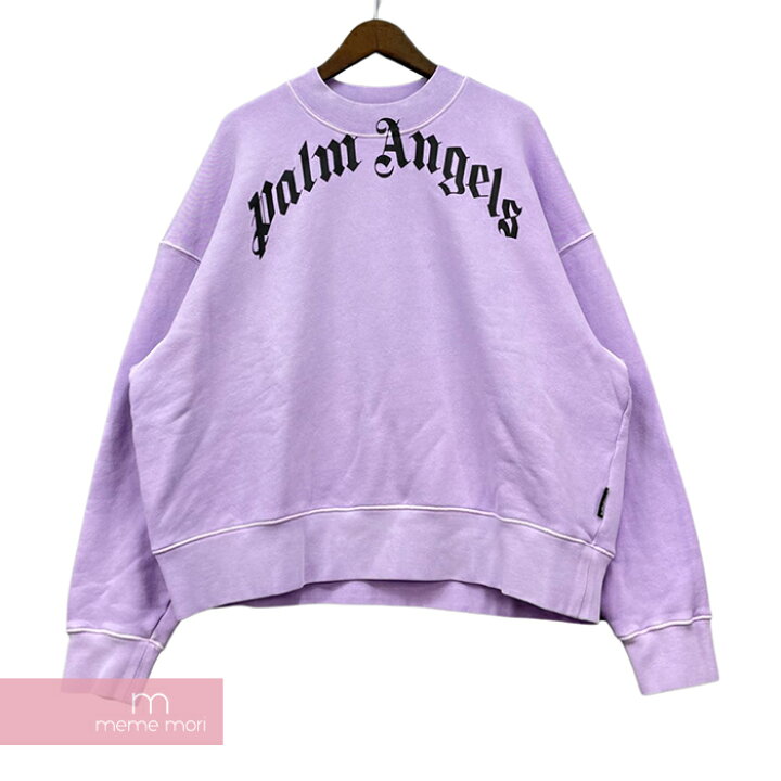 楽天市場】Palm Angels 2021AW GD Curved Logo Crew PMBA026F21FLE004 