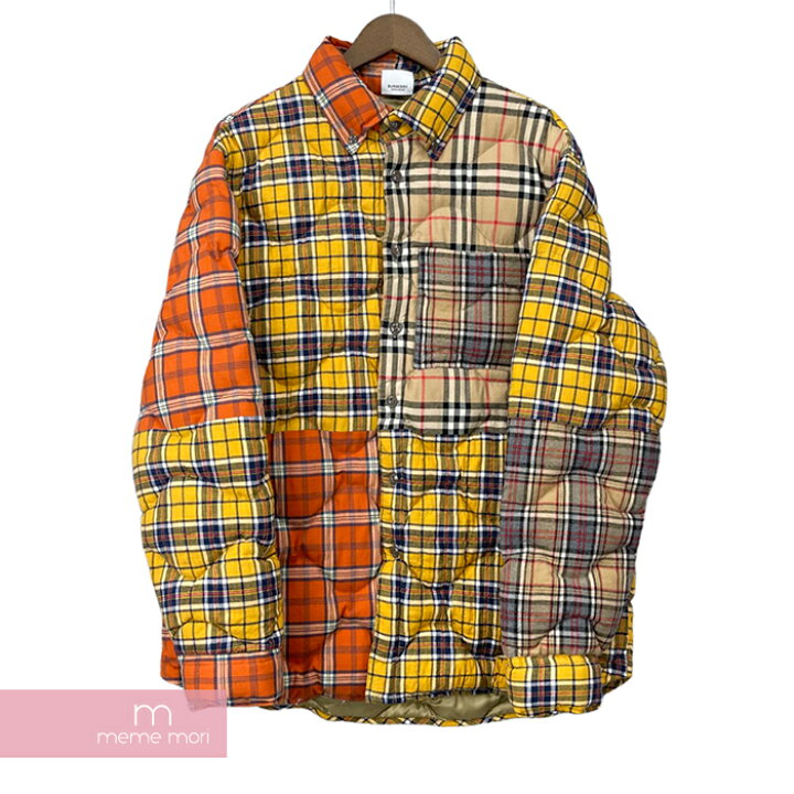 楽天市場】BURBERRY 2019AW Contrast Check Quilted Down Shirt Jacket 