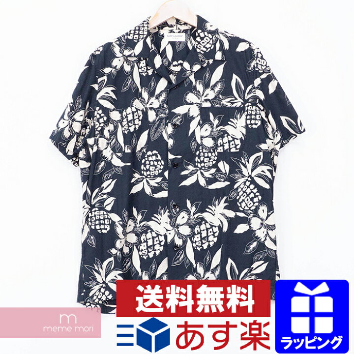 SAINT LAURENT 総柄 ハイビスカス シャツ 半袖 - メルカリ｜その他