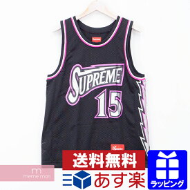Supreme 2018SS Bolt Basketball Jersey シュプリーム ボルトバスケットボールジャージー メッシュタンクトップ ゲームシャツ ナンバリング ブラック サイズS