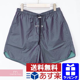 FEAR OF GOD ESSENTIALS 2020SS Nylon Volley Shorts エッセンシャルズ ナイロンボレーショーツ ハーフパンツ ショートパンツ リフレクト イリディセント/グレー サイズM【200808】【新古品】