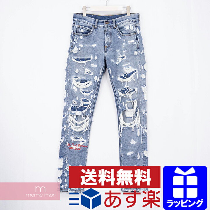楽天市場】OFF-WHITE 2018AW Slim Back Dart Jeans OMYA011E18386020 