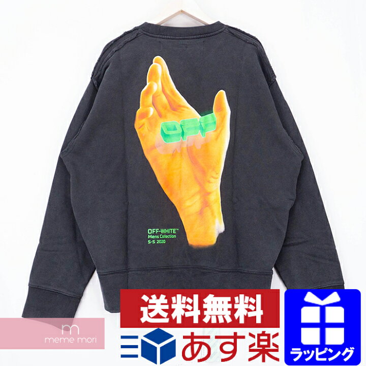 楽天市場】OFF-WHITE 2020SS Hand Logo Incompiuto Crewneck 