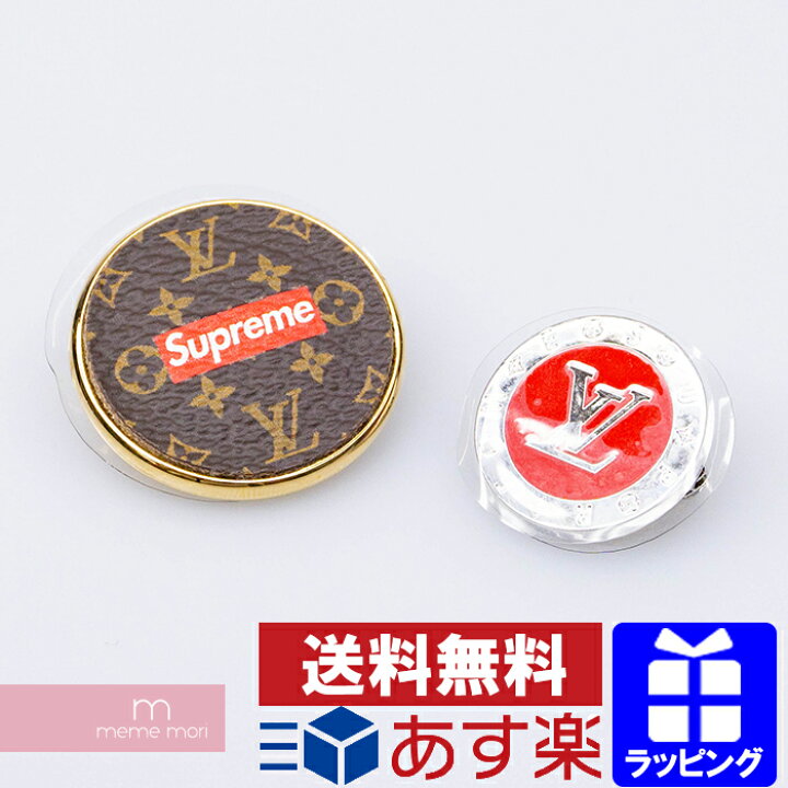 楽天市場】Supreme×LOUIS VUITTON 2017AW Pin Brooch MP2076 
