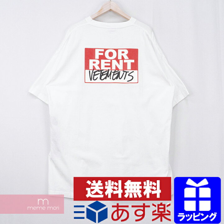 楽天市場】VETEMENTS 2020SS FOR RENT Print S/S Tee SS20TR372 
