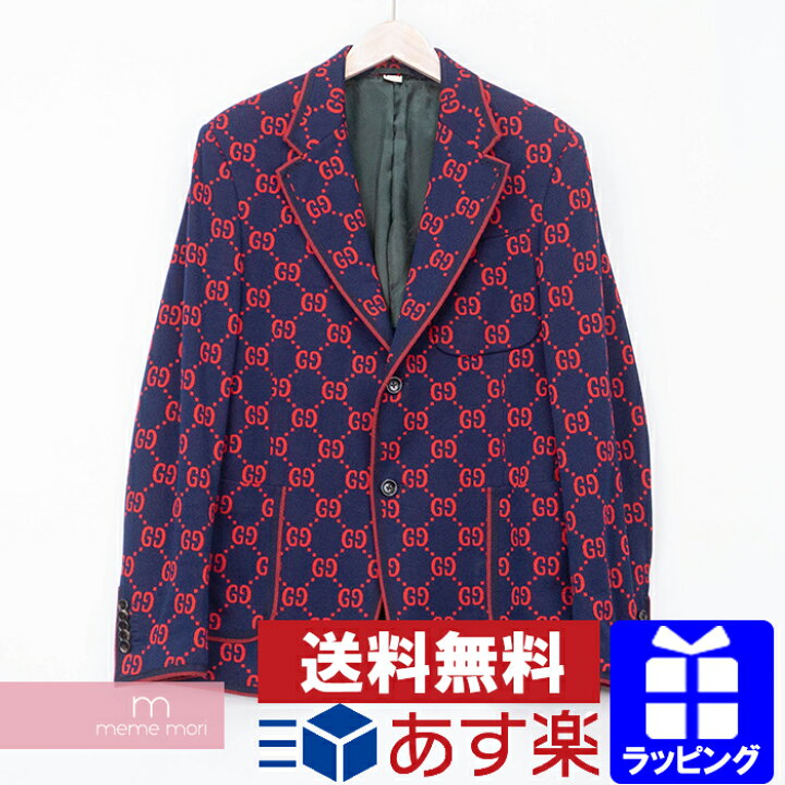 楽天市場】GUCCI 2020SS GG Logo Tailored Collar Jacket 495218 Z372F 