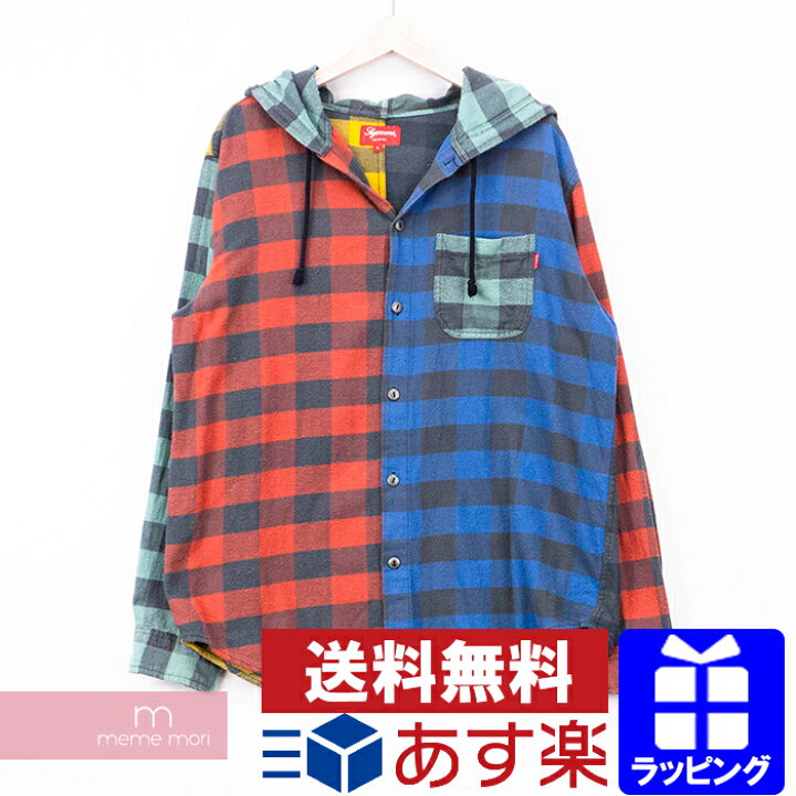 楽天市場】Supreme 2017AW Hooded Buffalo Plaid Flannel Shirt  