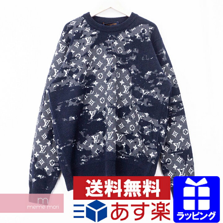 楽天市場】LOUIS VUITTON 2021SS Distressed Monogram Crewneck 1A8GYC 