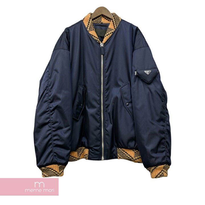 楽天市場】PRADA 2021AW Re Nylon Knit Bomber Jacket SGB895 S212 
