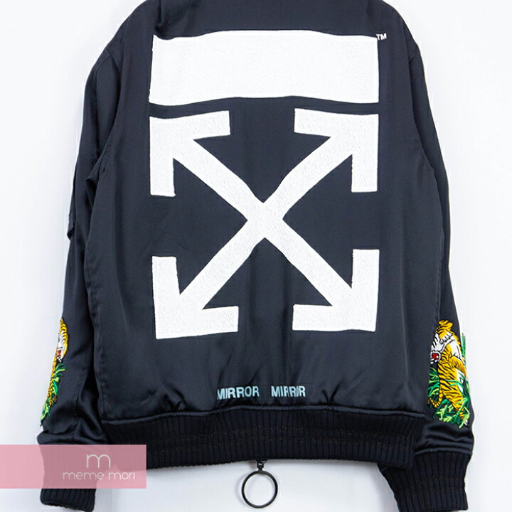 楽天市場】OFF-WHITE 2017SS SOUVENIR BOMBER オフホワイト スーベニア  