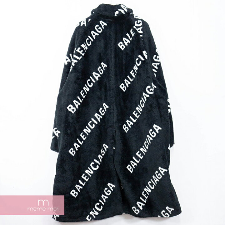 楽天市場】BALENCIAGA 2019AW Oversized Logo Faux Fur Coat 595827  