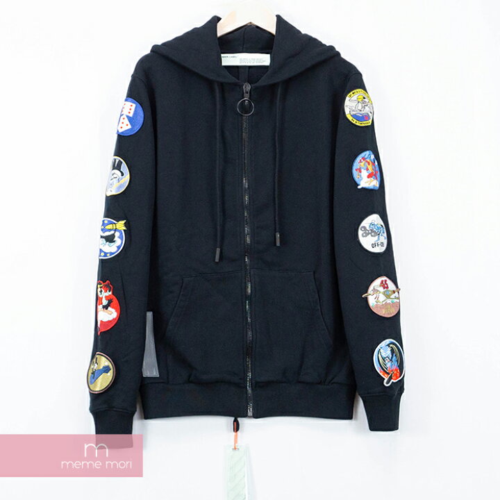 楽天市場】OFF-WHITE 2018SS Patch Zip Hoodie OMBB030S18003008 オフ 