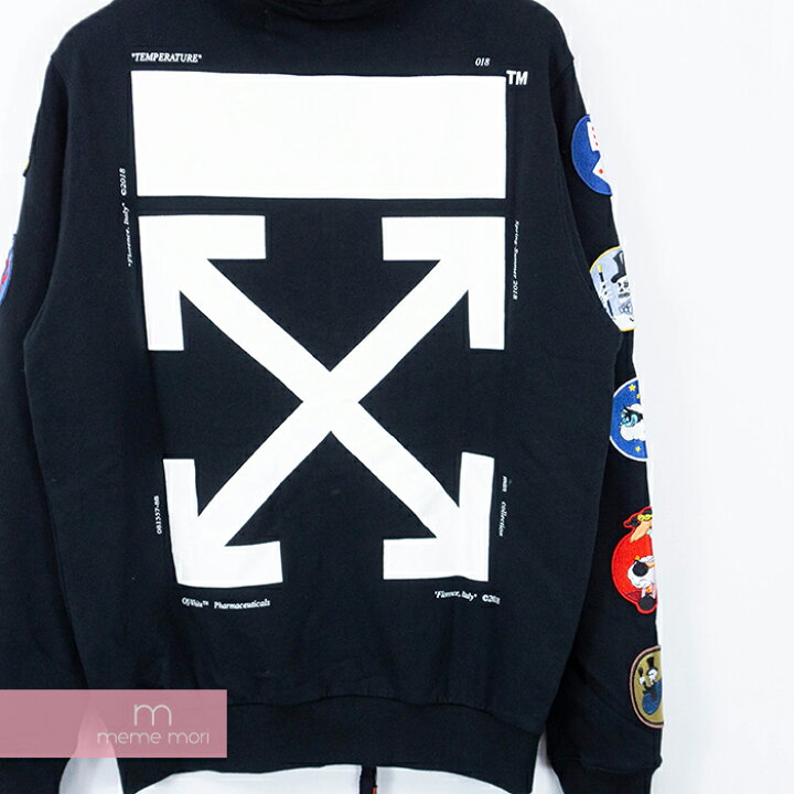 楽天市場】OFF-WHITE 2018SS Patch Zip Hoodie OMBB030S18003008 オフ 