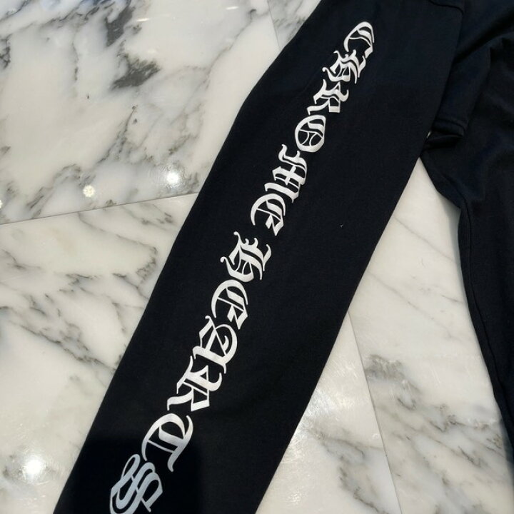 楽天市場】CHROME HEARTS Back Scroll Label Logo Long Sleeve Tee 