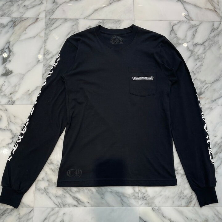楽天市場】CHROME HEARTS Back Scroll Label Logo Long Sleeve Tee 