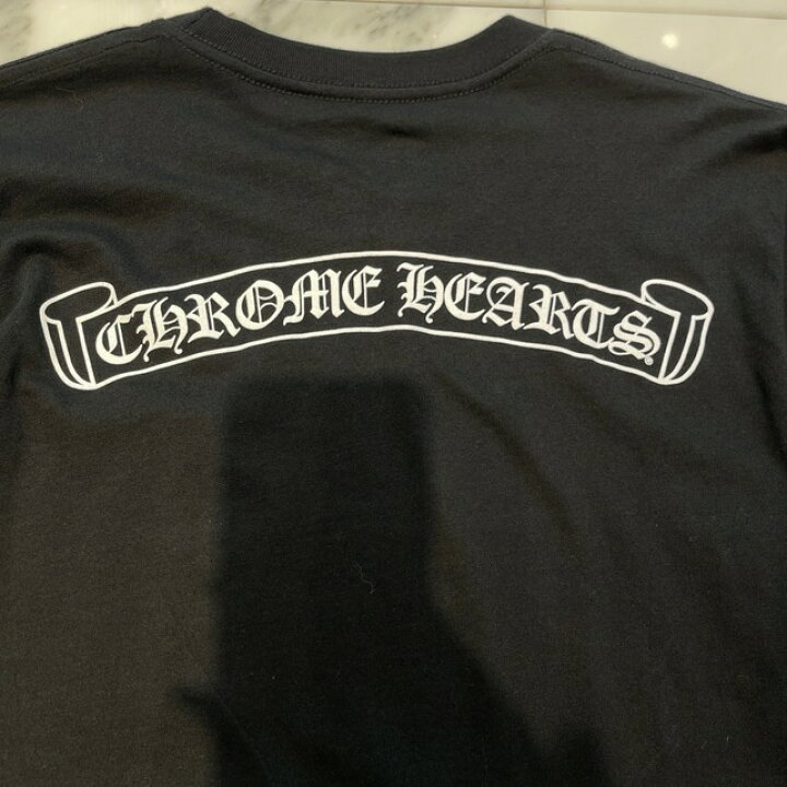 楽天市場】CHROME HEARTS Back Scroll Label Logo Long Sleeve Tee 