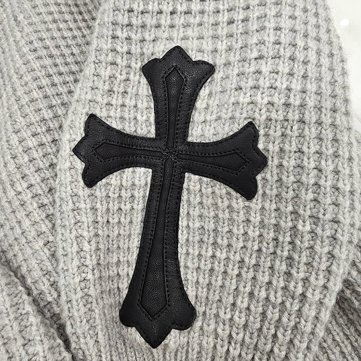 楽天市場】CHROME HEARTS Y NOT Arm Leather Cross Patch Cashmere  