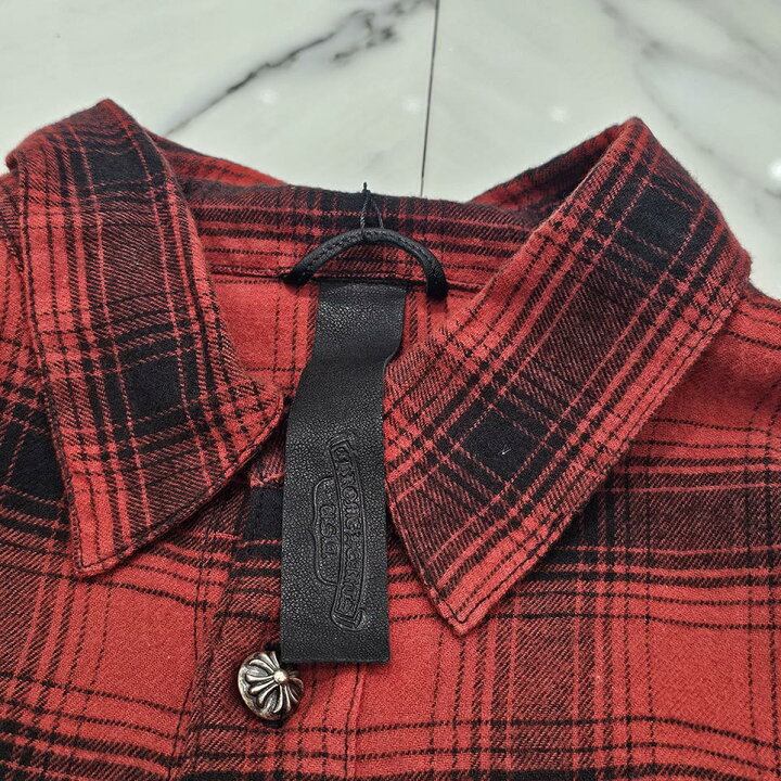 楽天市場】CHROME HEARTS Y NOT CH Plus Leather Patch Flannel Check  
