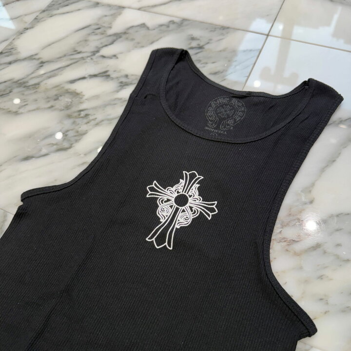 楽天市場】CHROME HEARTS Hairy Cross Rib Tank Top Size L クロム 