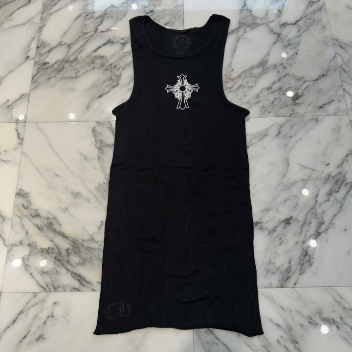 楽天市場】CHROME HEARTS Hairy Cross Rib Tank Top Size L クロム 