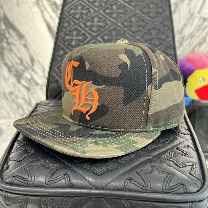 楽天市場】CHROME HEARTS CH Logo Embroidery Camo Baseball Cap Size  
