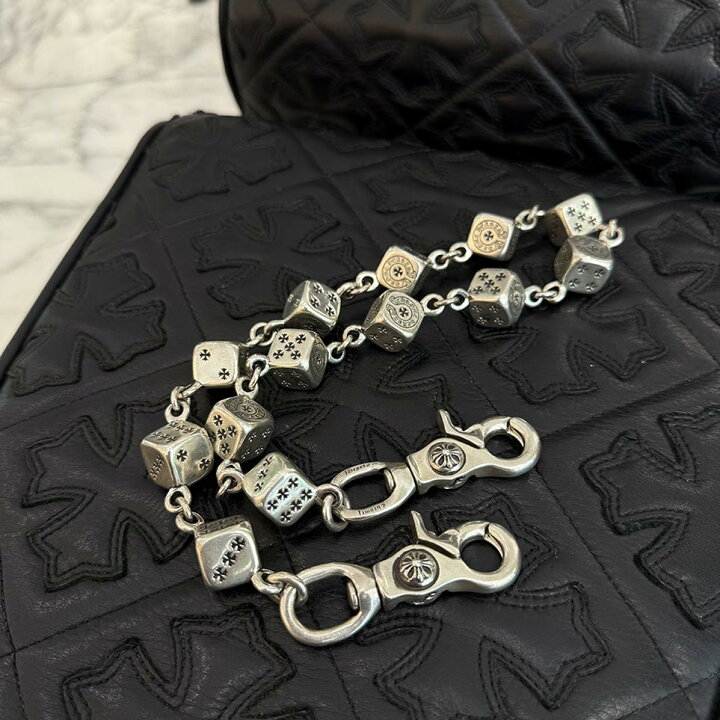楽天市場】CHROME HEARTS 2 CLIP DICE Wallet Chain 13 LINKS クロム 